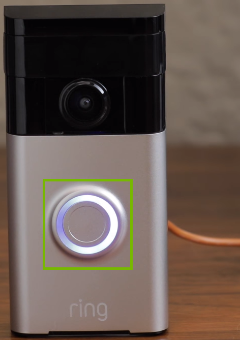 picture of doorbell with ring not full