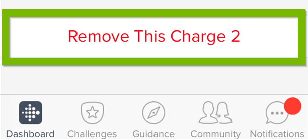 Remove option in mobile app.
