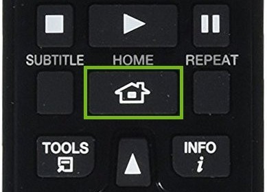 Home button on remote