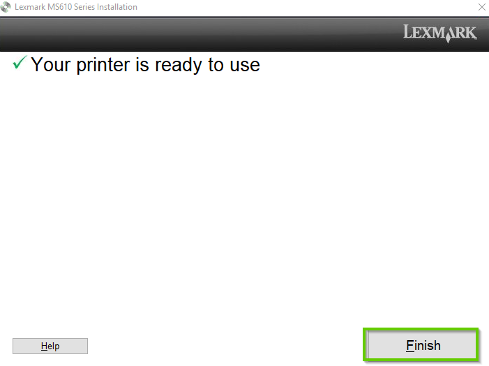 Lexmark printer software complete