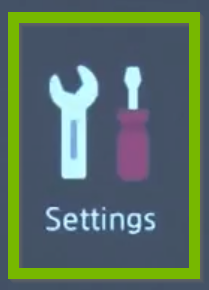 Settings button.