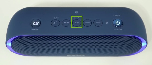 Add button highlighted