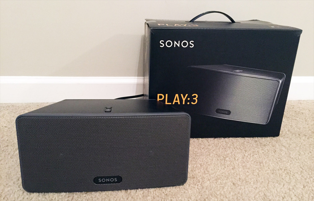 Sonos Play 3 speaker.