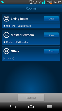 List of Sonos speaker grouops