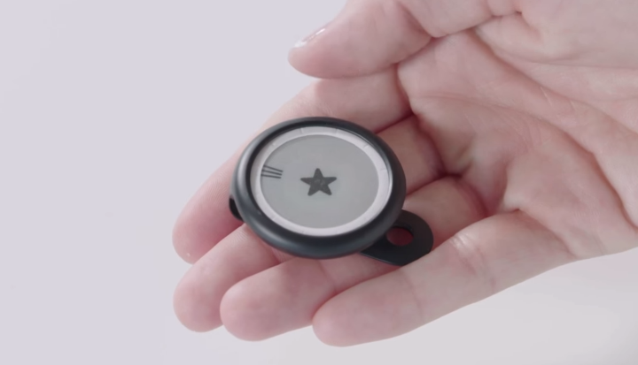 Screen showing new pattern on edge after pressing