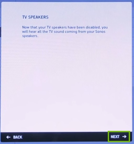 TV Speakers complete with next highlighted