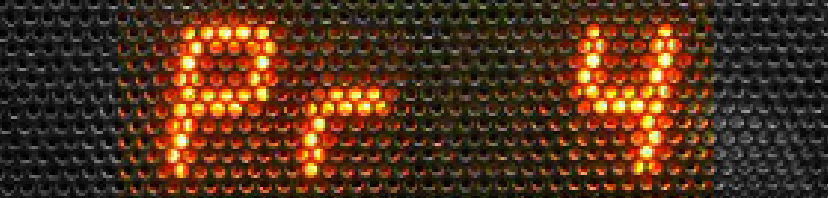 Soundbar display showing Pr 4.