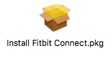 Install fitbit connect icon