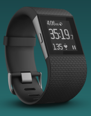 Fitbit Surge device.