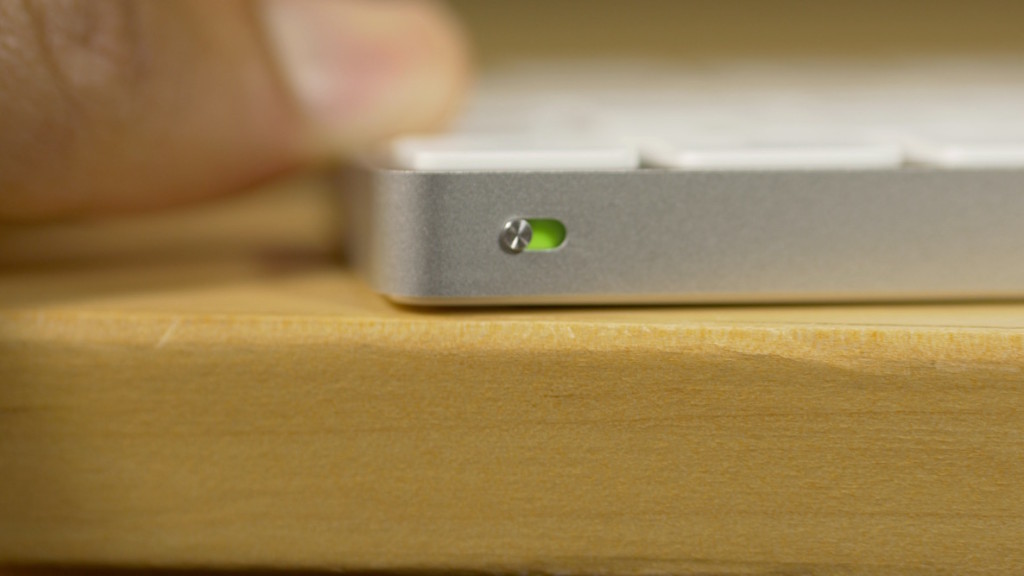 Magic Keyboard on/off switch.