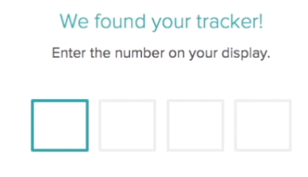 Tracker found and 4 boxes for pairing