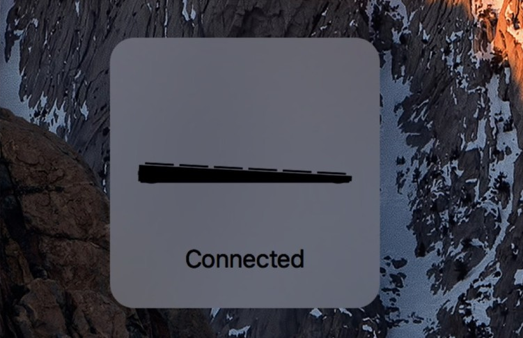 macOS Magic Keyboard Bluetooth pairing process.