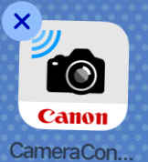 Canon Connect shaking icon