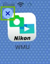 Delete icon highlighted.