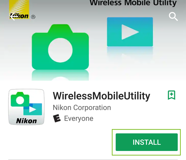 WirelessMobileUtility Google Play Store page with Install highlighted.