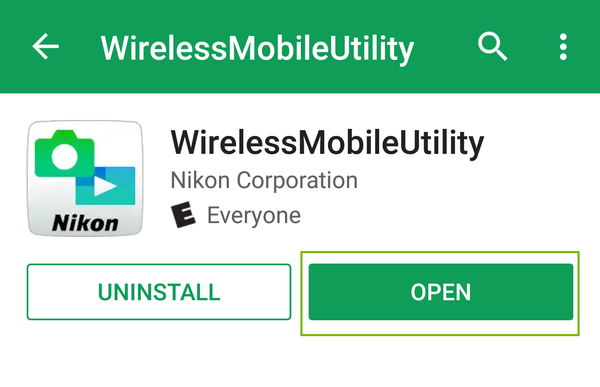 WirelessMobileUtility installed with Open highlighted.