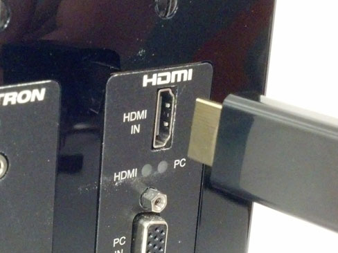 An hdmi in connector