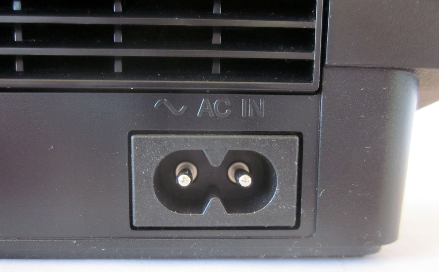 PS3 rear power jack.