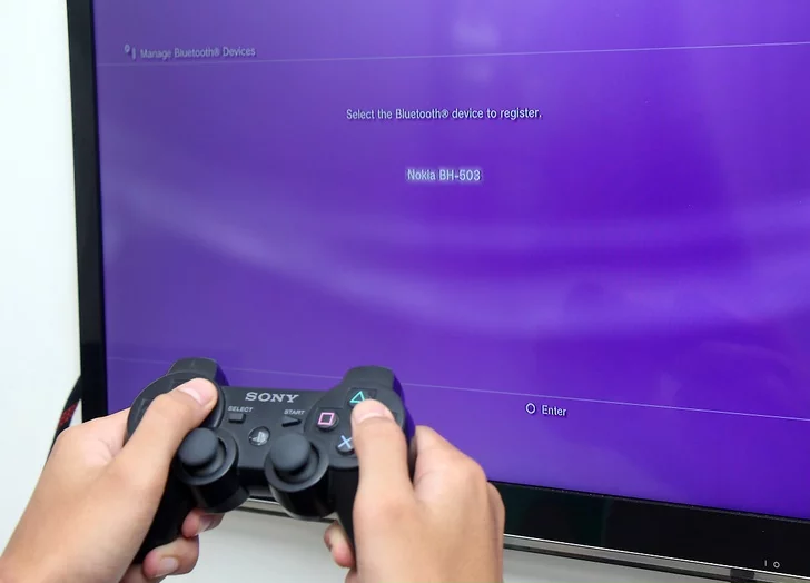 Select the Bluetooth device to register.