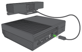 Kinect being unplugged from Xbox One.