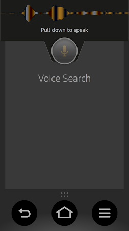 Mobile app showing voice detection.