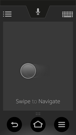 Swipe nagivation method shown on mobile app screen.