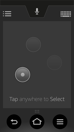 Tapping anywhere on swipe area to select.