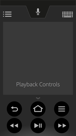 Playback controls showing in mobile app.
