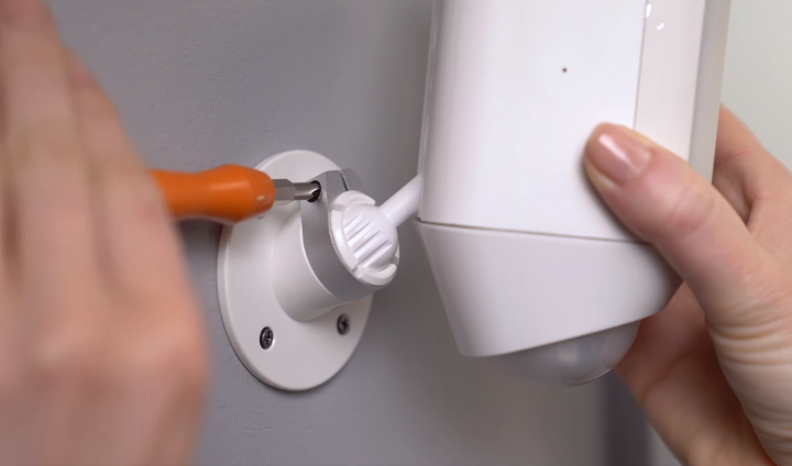 Securing cmaera position.