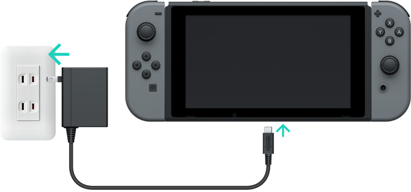 Switch plugged in
