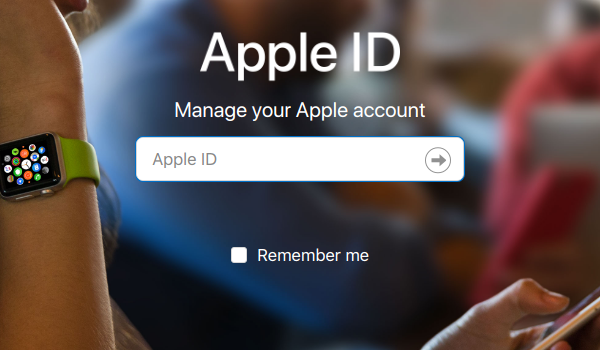 Apple ID Username Prompt.