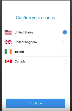 Samsung account country list