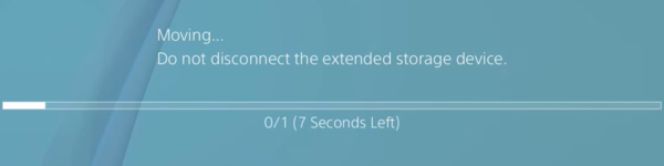 Moving app progress bar.