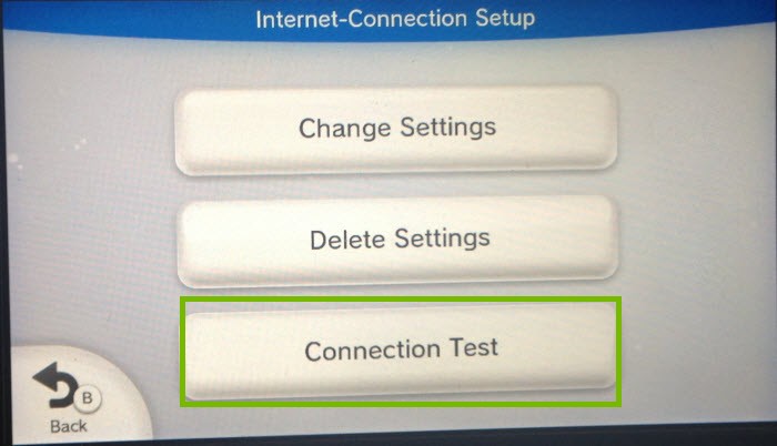 connection properties with conection test highlighted