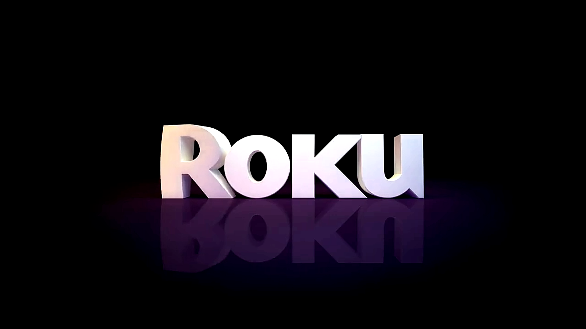 Roku logo.