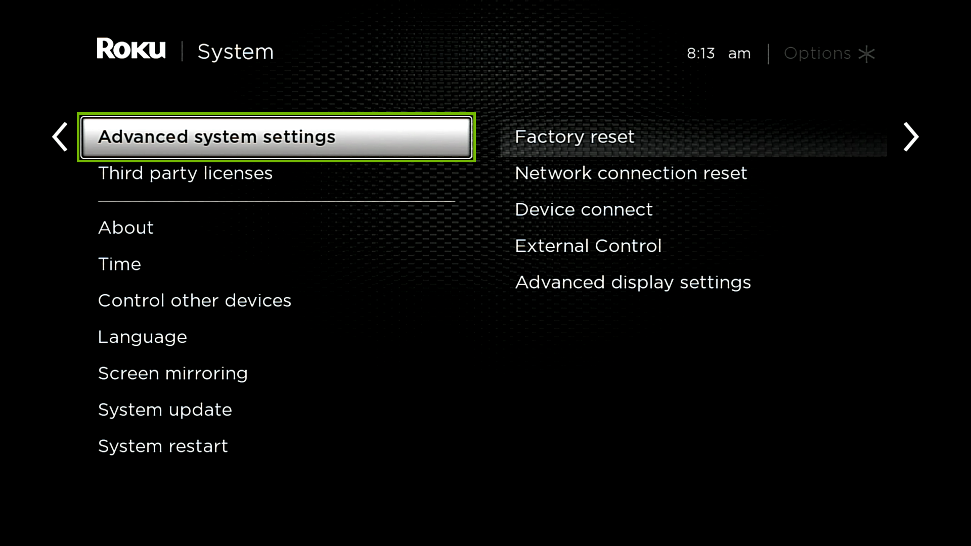 System with Advanced system settings highlighted.