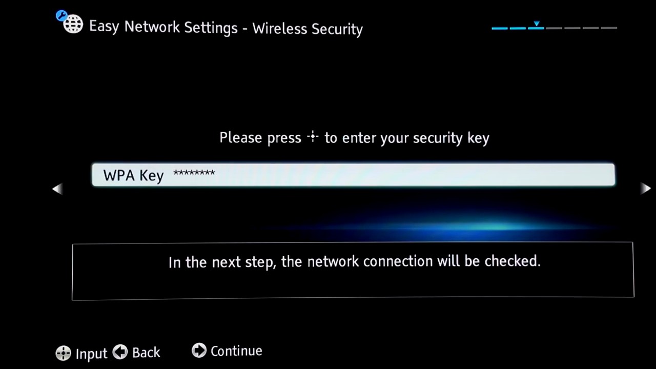 WPA Key Entered