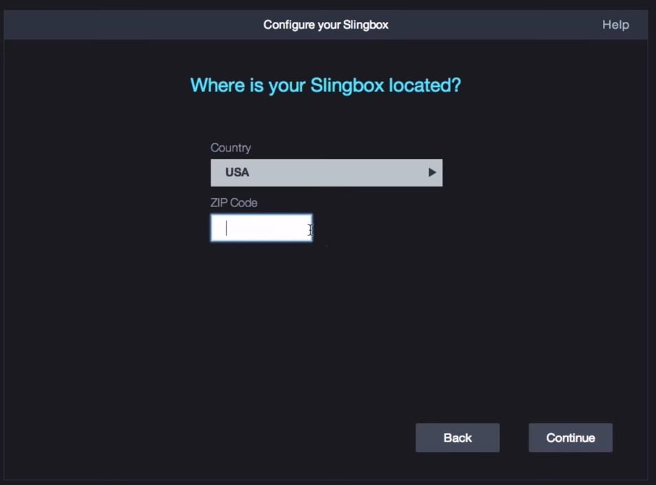 Slingbox location