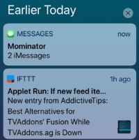 Example Notifications