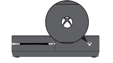 Xbox one power button.