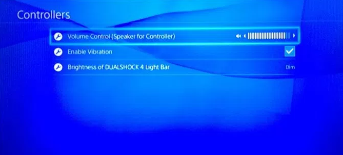 Volume Control (Speaker for Controller). Screenshot.