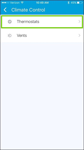 Selecting thermostats