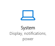 system icon