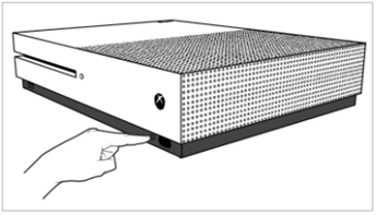 Xbox One S and X connect button. Illustration.