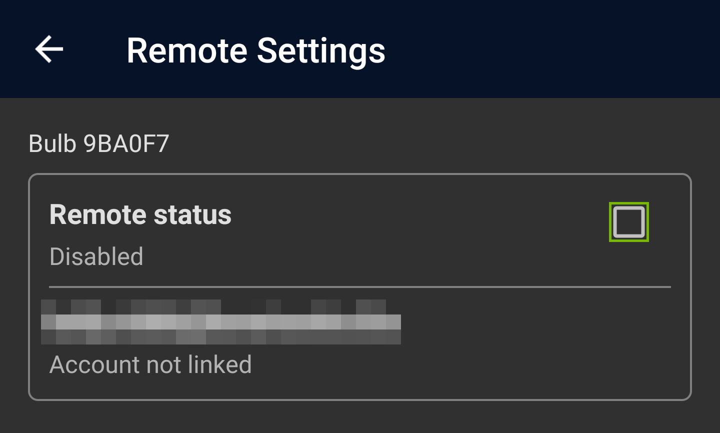 Remote Status