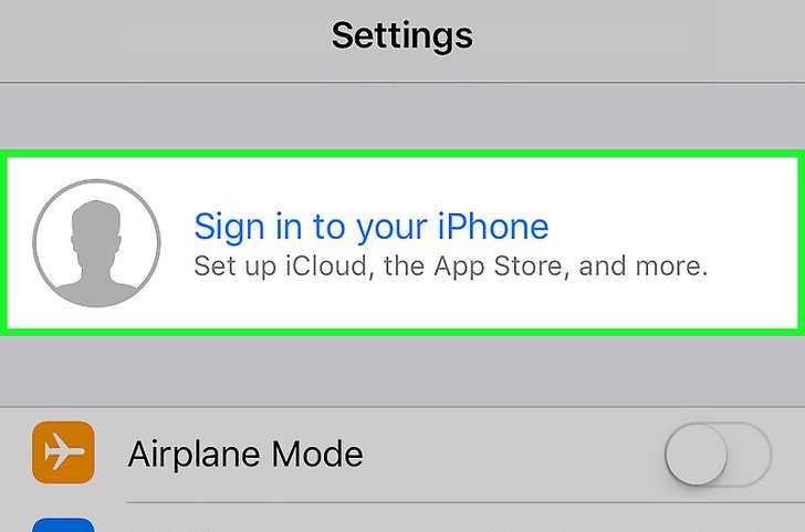 iOS Sign in to your device. Screenshot