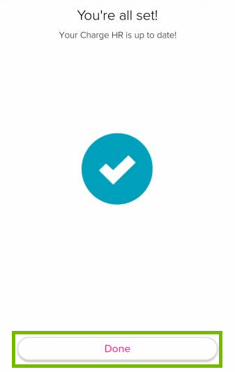 Udate complete notification with done highlighted