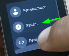The system symbol on the polar m600
