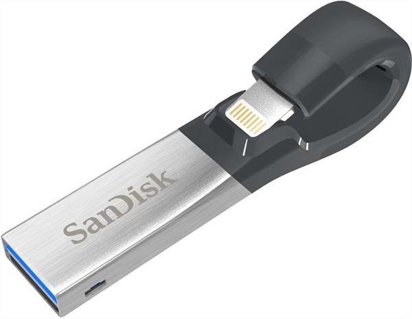 A lightning flash drive