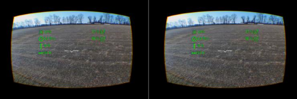 FPV mode in FreeFlight Pro app.